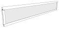 Panneau décoratif en PMMA transparent