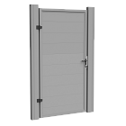 Garden gate in aluminium