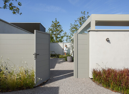 Tuinafsluiting in aluminium