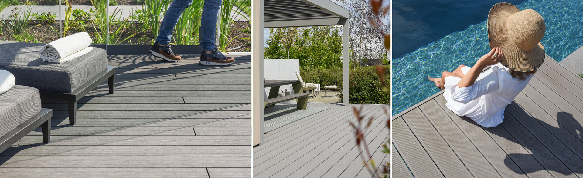 Duofuse Wood Composite Decking  and Garden Fences